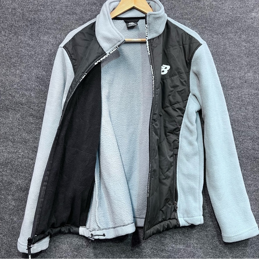 New Balance Men’s Full Zip Fleece Jacket Size M - Picture 8 of 13